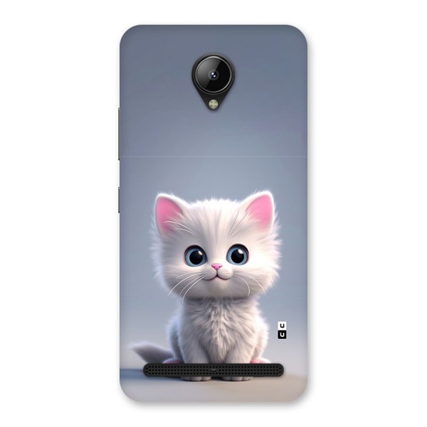 Cute Kitten Sitting Back Case for Lenovo C2