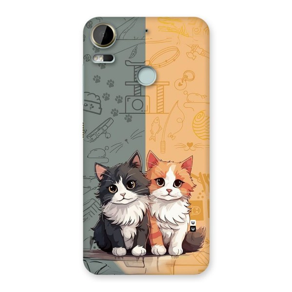 Cute Lovely Cats Back Case for Desire 10 Pro