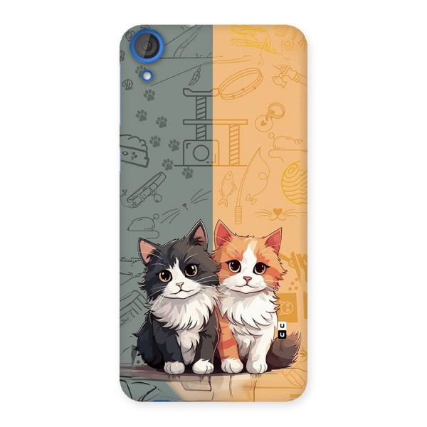 Cute Lovely Cats Back Case for Desire 820s