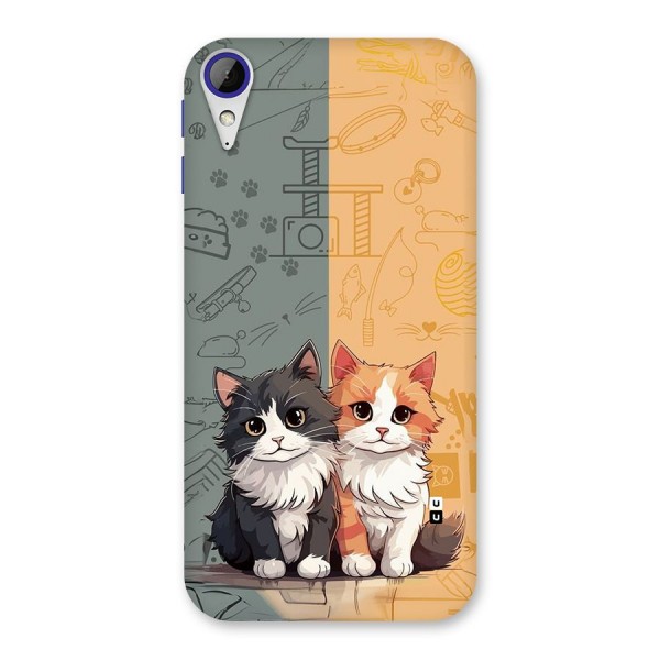 Cute Lovely Cats Back Case for Desire 830