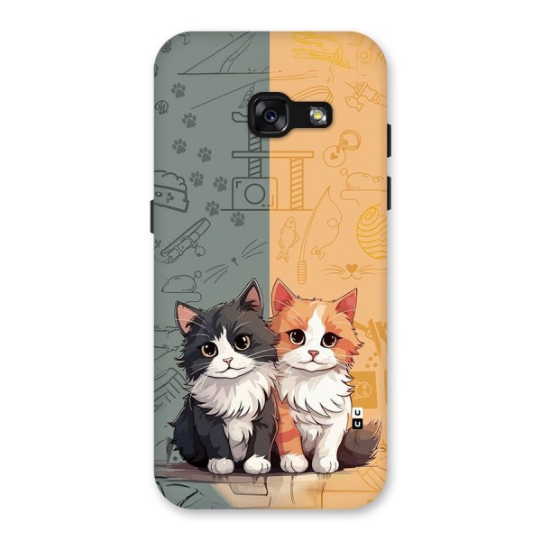 Cute Lovely Cats Back Case for Galaxy A3 (2017)