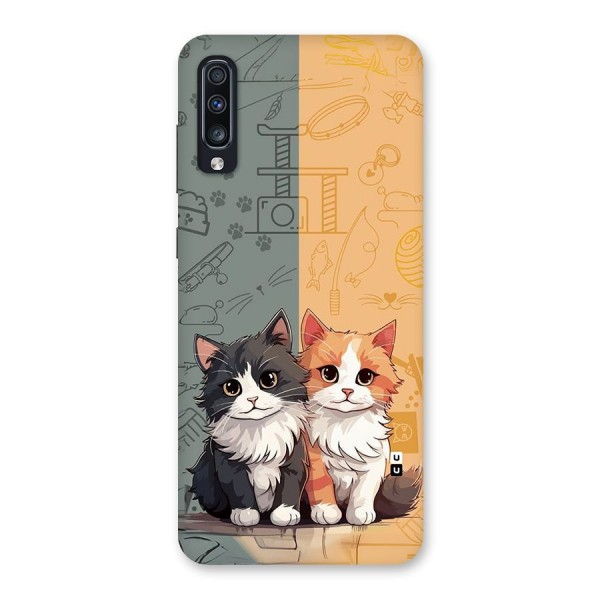 Cute Lovely Cats Back Case for Galaxy A70