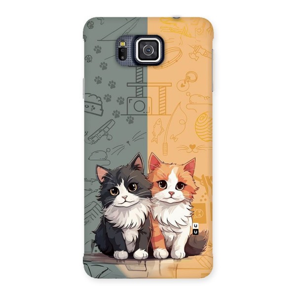Cute Lovely Cats Back Case for Galaxy Alpha