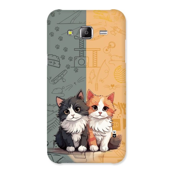 Cute Lovely Cats Back Case for Galaxy J5