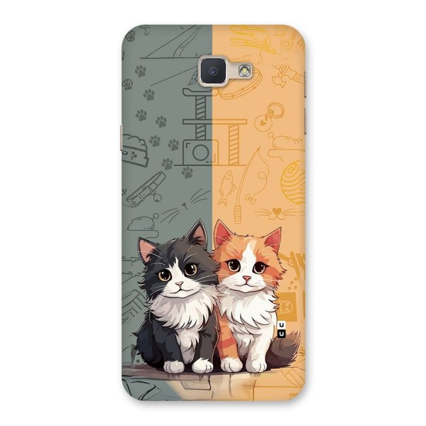 Cute Lovely Cats Back Case for Galaxy J5 Prime