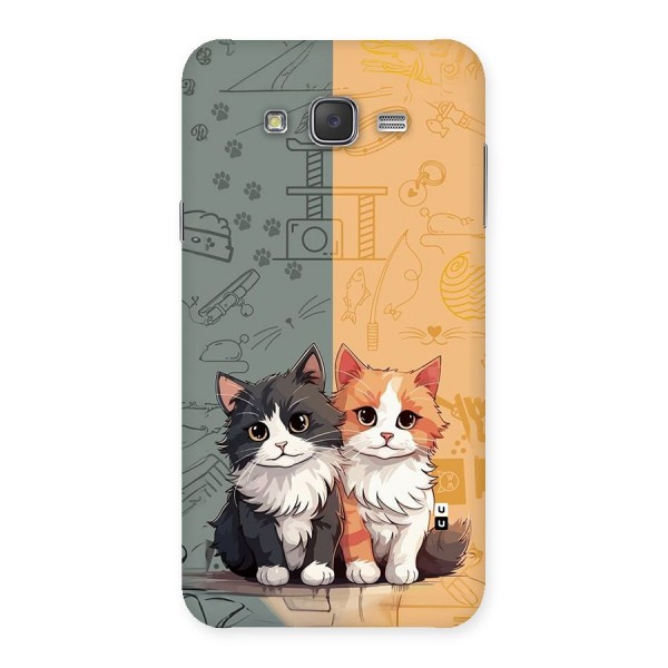 Cute Lovely Cats Back Case for Galaxy J7