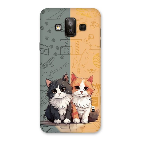 Cute Lovely Cats Back Case for Galaxy J7 Duo