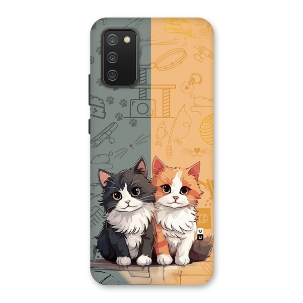 Cute Lovely Cats Back Case for Galaxy M02s