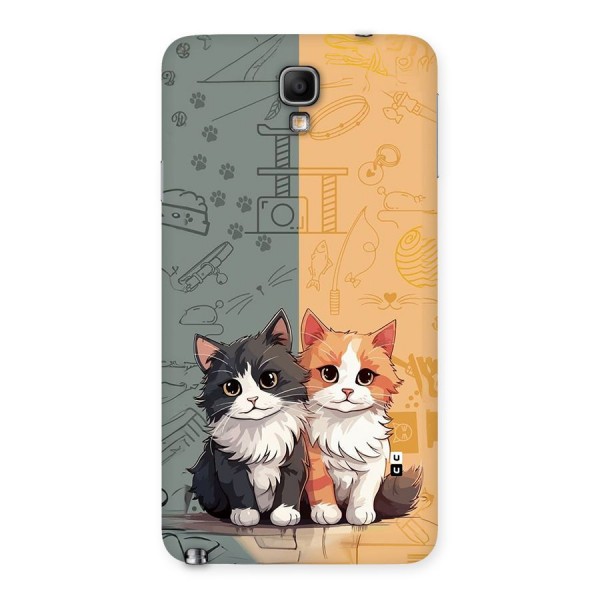 Cute Lovely Cats Back Case for Galaxy Note 3 Neo