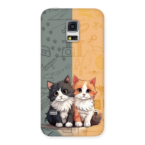 Cute Lovely Cats Back Case for Galaxy S5 Mini
