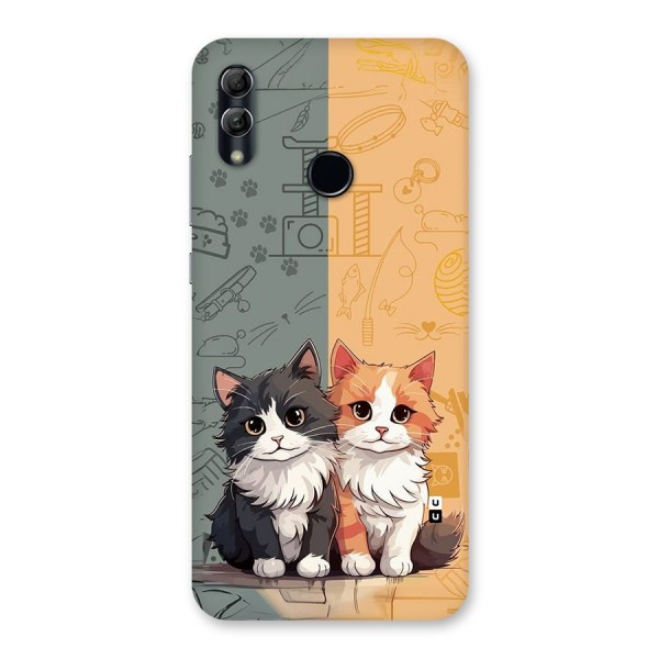 Cute Lovely Cats Back Case for Honor 10 Lite