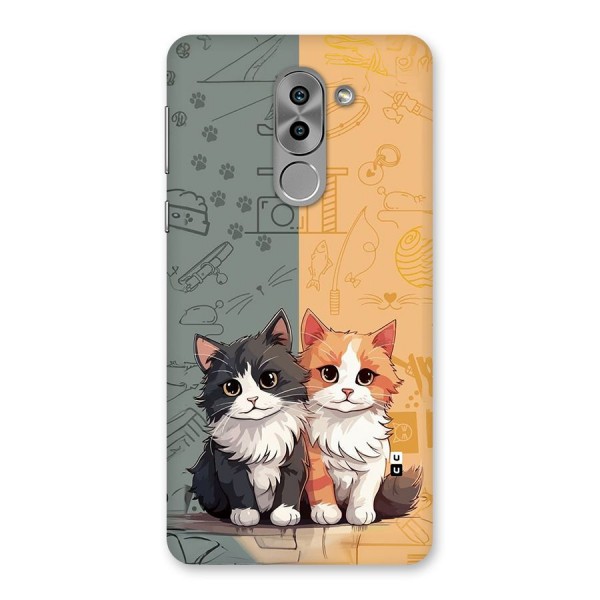 Cute Lovely Cats Back Case for Honor 6X