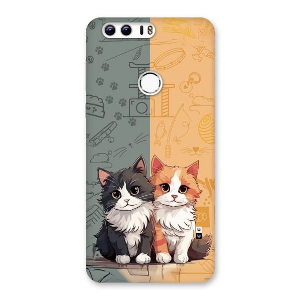 Cute Lovely Cats Back Case for Honor 8