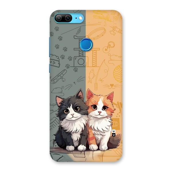 Cute Lovely Cats Back Case for Honor 9 Lite