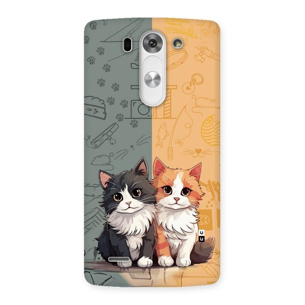 Cute Lovely Cats Back Case for LG G3 Mini