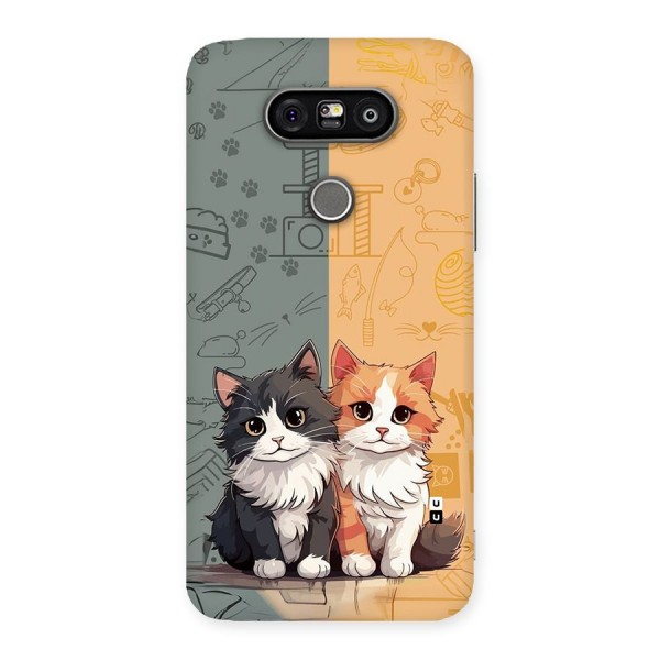 Cute Lovely Cats Back Case for LG G5