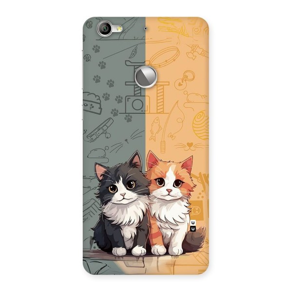 Cute Lovely Cats Back Case for Le 1S