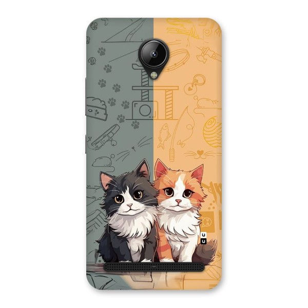 Cute Lovely Cats Back Case for Lenovo C2