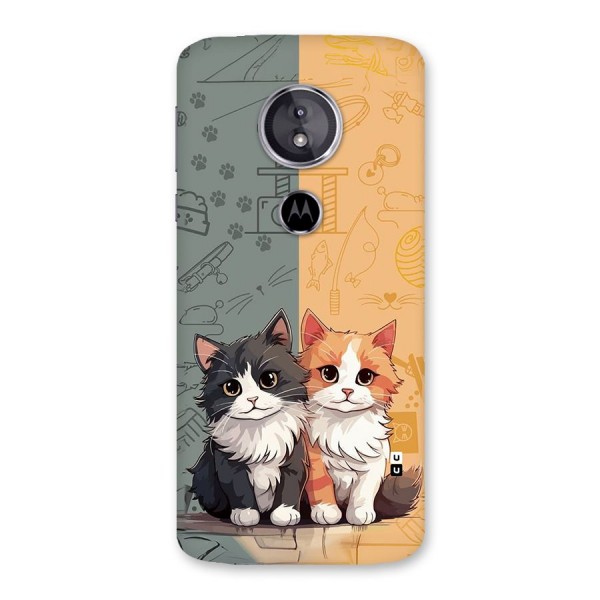 Cute Lovely Cats Back Case for Moto E5