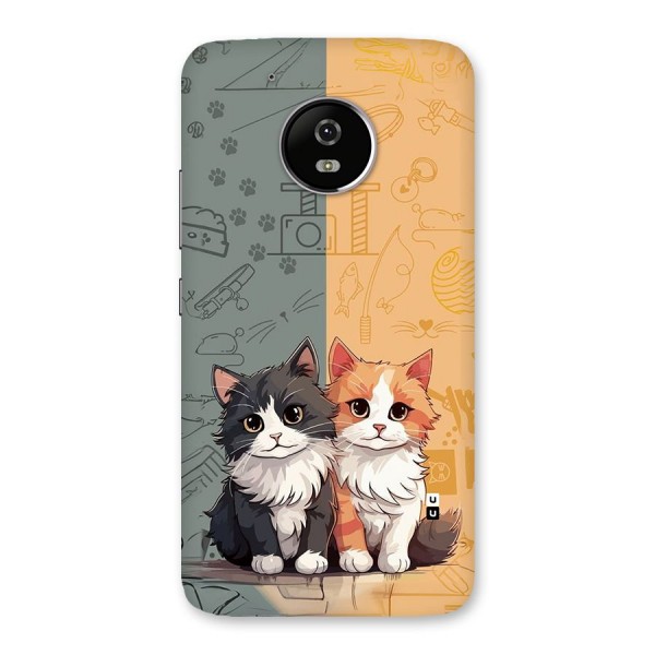 Cute Lovely Cats Back Case for Moto G5