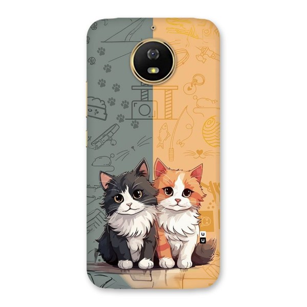 Cute Lovely Cats Back Case for Moto G5s