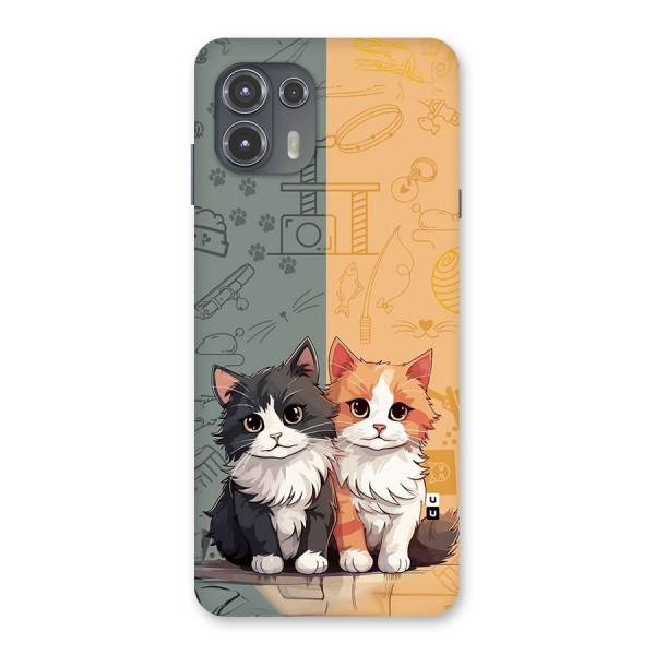 Cute Lovely Cats Back Case for Motorola Edge 20 Fusion