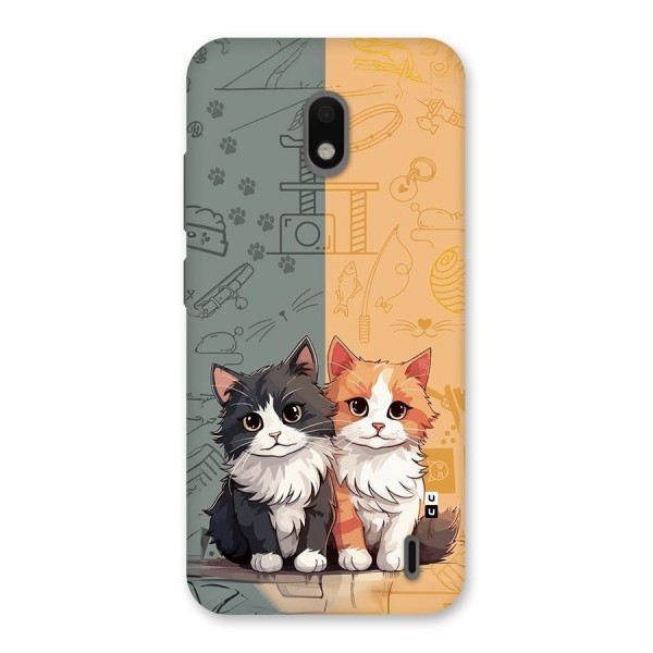 Cute Lovely Cats Back Case for Nokia 2.2