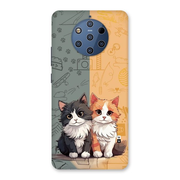 Cute Lovely Cats Back Case for Nokia 9 PureView