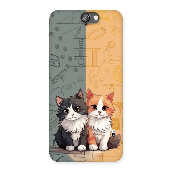 Cute Lovely Cats Back Case for One A9