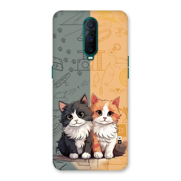 Cute Lovely Cats Back Case for Oppo R17 Pro