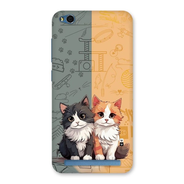 Cute Lovely Cats Back Case for Redmi 5A