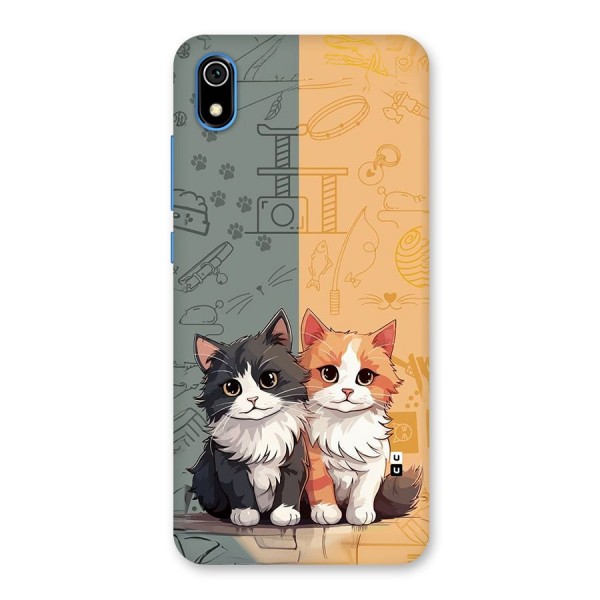 Cute Lovely Cats Back Case for Redmi 7A