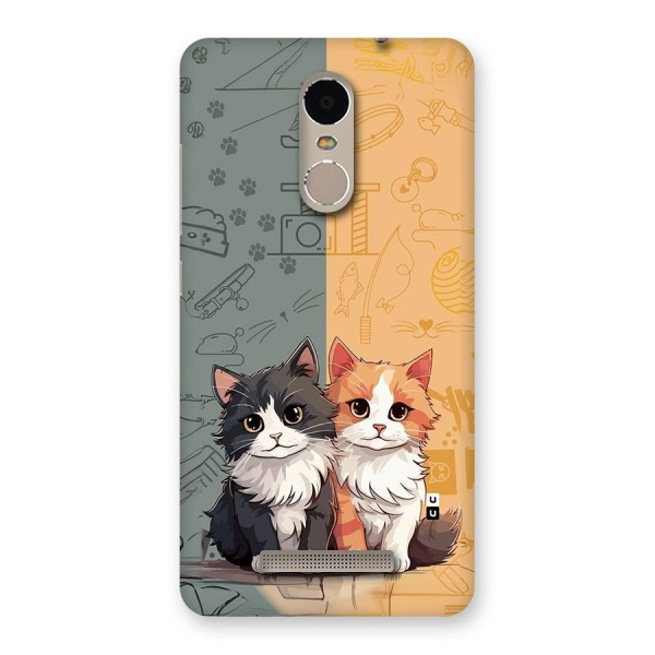 Cute Lovely Cats Back Case for Redmi Note 3