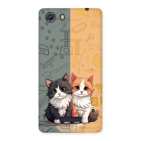 Cute Lovely Cats Back Case for Unite 3