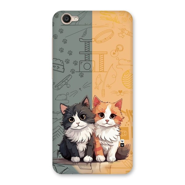 Cute Lovely Cats Back Case for Vivo Y55