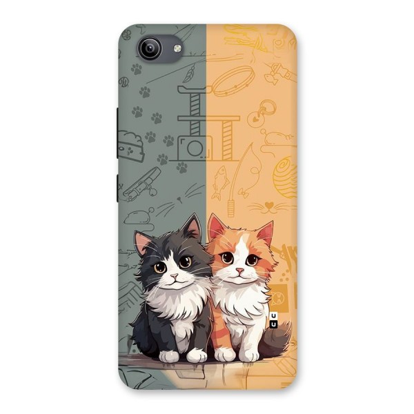 Cute Lovely Cats Back Case for Vivo Y81i