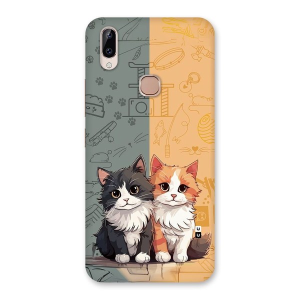 Cute Lovely Cats Back Case for Vivo Y83 Pro