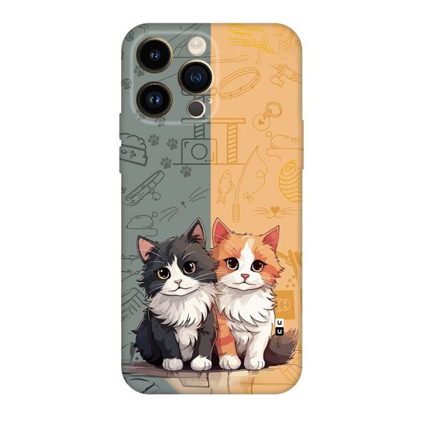 Cute Lovely Cats Back Case for iPhone 14 Pro Max