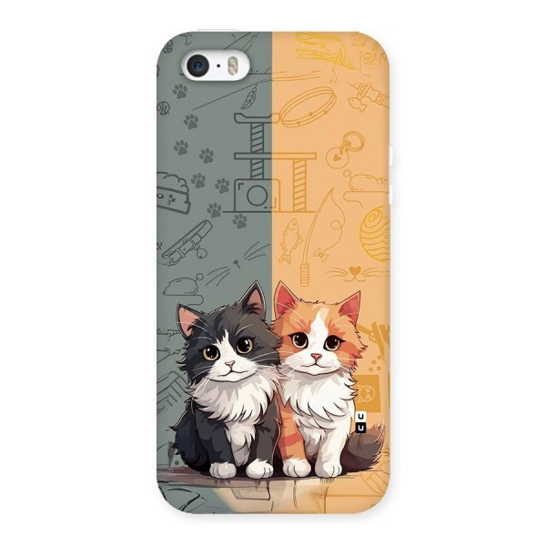 Cute Lovely Cats Back Case for iPhone 5 5s