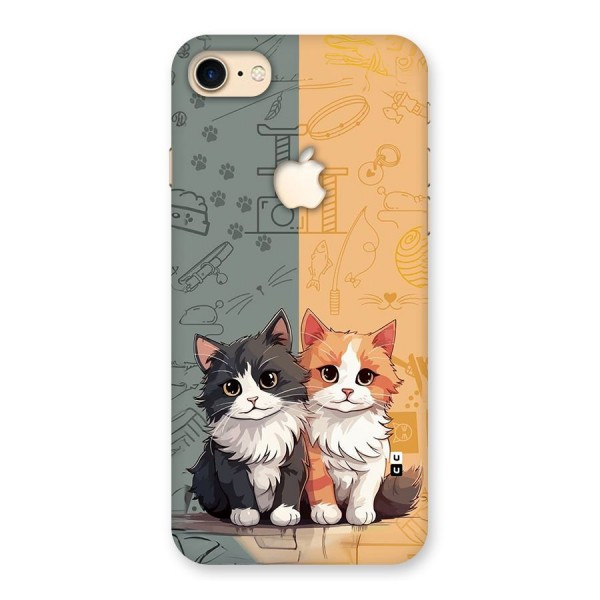 Cute Lovely Cats Back Case for iPhone 7 Apple Cut