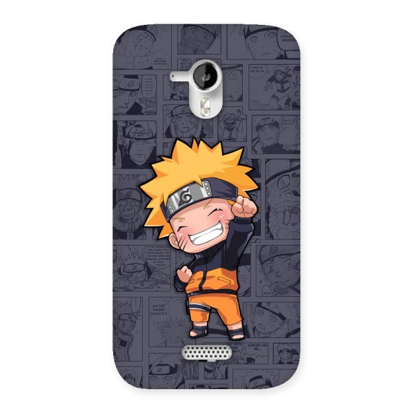 Cute Naruto Uzumaki Back Case for Canvas HD A116