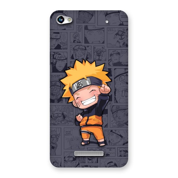 Cute Naruto Uzumaki Back Case for Canvas Hue 2 A316