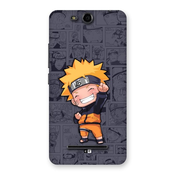 Cute Naruto Uzumaki Back Case for Canvas Juice 3 Q392
