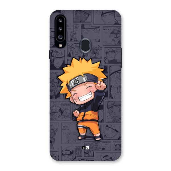 Cute Naruto Uzumaki Back Case for Galaxy A20s