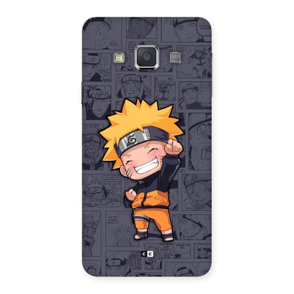 Cute Naruto Uzumaki Back Case for Galaxy A3