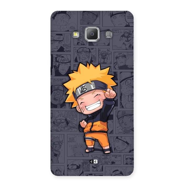 Cute Naruto Uzumaki Back Case for Galaxy A7