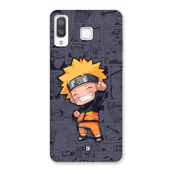 Cute Naruto Uzumaki Back Case for Galaxy A8 Star