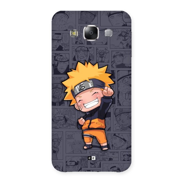 Cute Naruto Uzumaki Back Case for Galaxy E5