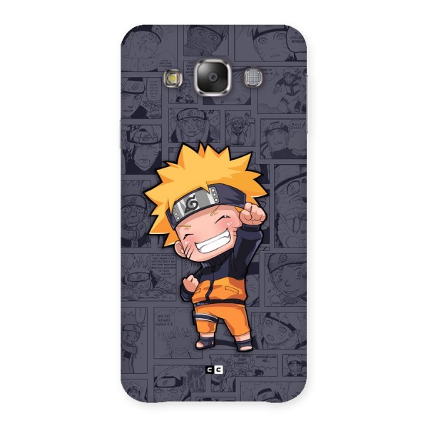 Cute Naruto Uzumaki Back Case for Galaxy E7