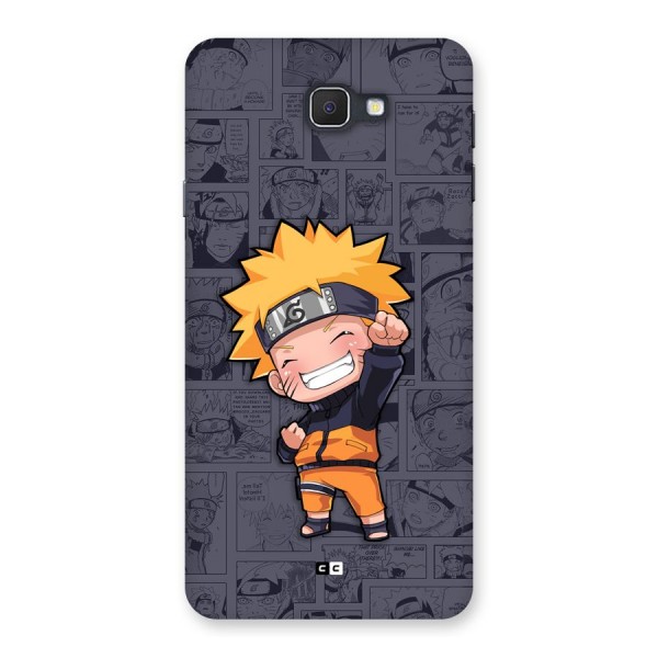 Cute Naruto Uzumaki Back Case for Galaxy J7 Prime